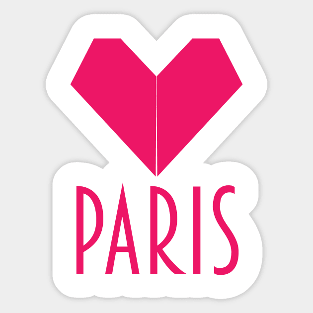 I LOVE PARIS Sticker by nickemporium1